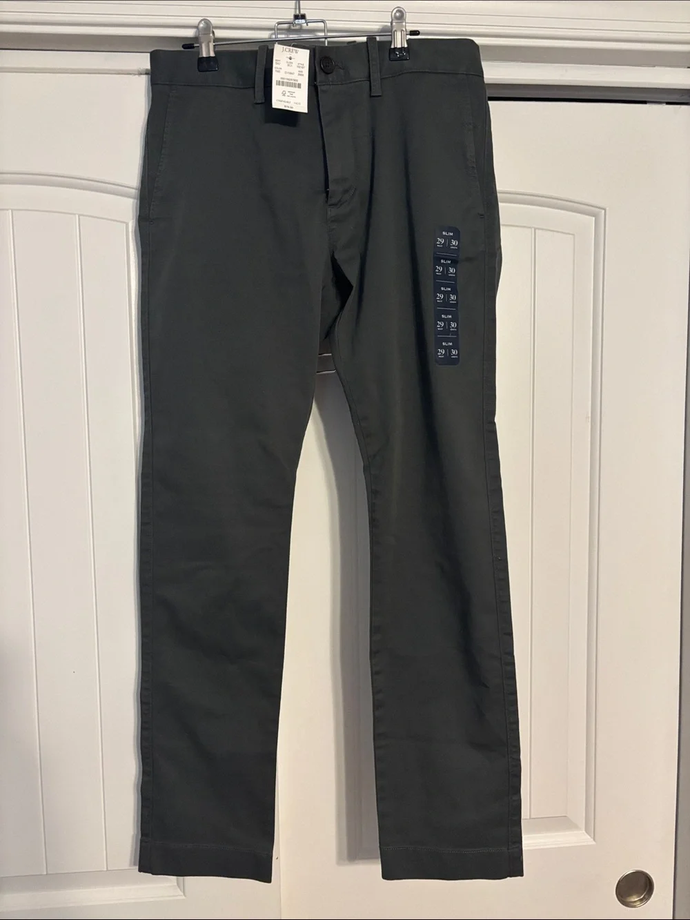 J. Crew Slim Pants in Dark Gray